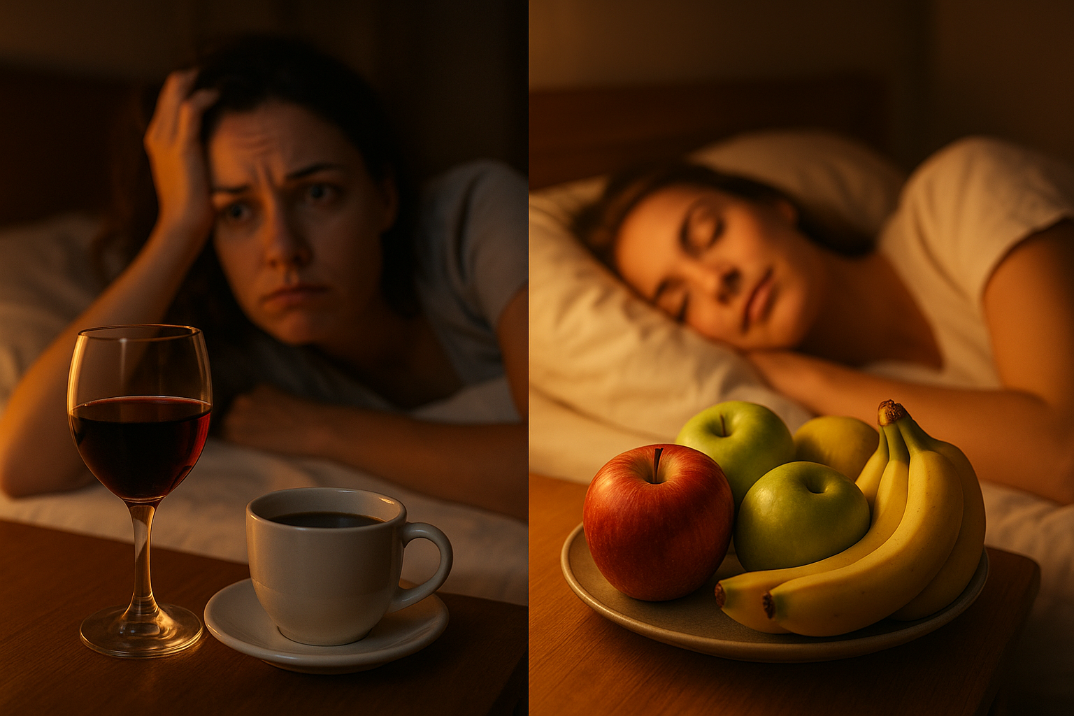 Diet and Sleep: The Science of Caffeine, Alcohol, Magnesium, and Melatonin