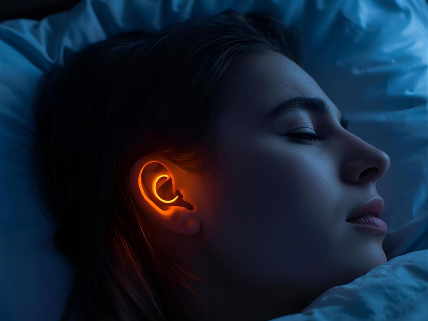 Relaxed bedtime scene with DreamPhone